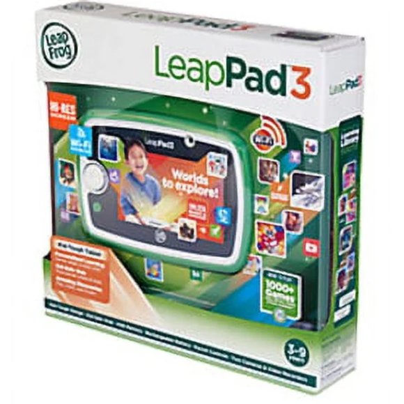LeapFrog LeapPad3 Kids' Learning Tablet with Wi-Fi, Green or Pink - Picture 2 of 4